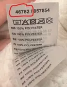 Photo from the official notice: Newbie Newbie Yoyo Rabbit Blanket toy blanket — choking risk