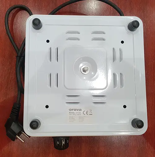 Foto do aviso oficial: ORAVA Electric cooker VP-8W Placa quente — risco: Choque elétrico