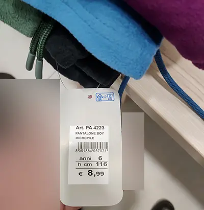 Foto uit de officiële melding: Broker's Athletic Kinderbroeken — risico: Verwonding