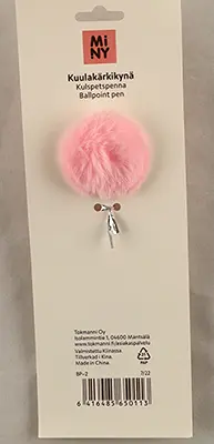 Foto dell’avviso ufficiale: Miny Kuulakärkikynä, kulspetspenna, ballpoint pen Penna a sfera — rischio: Rischio chimico