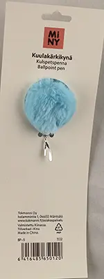 Foto dell’avviso ufficiale: Miny Kuulakärkikynä, kulspetspenna, ballpoint pen Penna a sfera — rischio: Rischio chimico