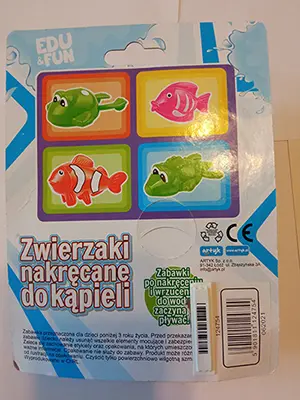 Foto do aviso oficial: artyk Plastic wind-up toy Brinquedo de plástico — risco: Engasgamento