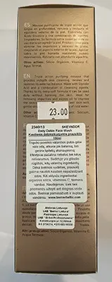 Foto dell’avviso ufficiale: SKEYNDOR Mousse limpiadora / Daily detox face wash Mousse del viso — rischio: Rischio chimico