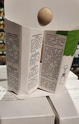 Foto uit de officiële melding: Florame Florame organic essential oils for diffusion Etherische oliën set — risico: Chemische risico's