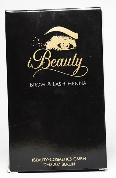 Photo from the official notice: iBeauty iBeauty brow and lash henna temporary henna tattoo — chemical risk