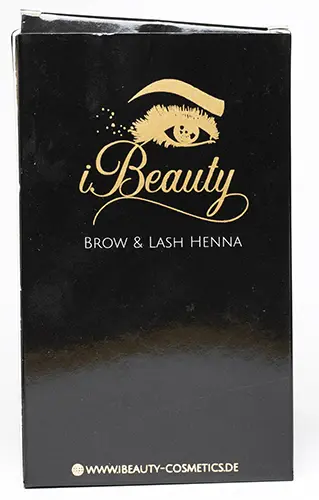 Photo from the official notice: iBeauty iBeauty brow and lash henna temporary henna tattoo — chemical risk