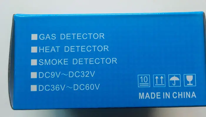 Photo from the official notice: Detector smoke detector — suffocation & burns risk