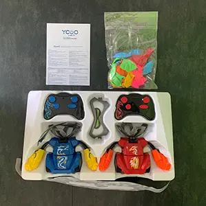 Foto do aviso oficial: YCOO - Silverlit ROBO KOMBAT BALLOON PUNCHER Brinquedo elétrico do perfurador do balão — risco: Químico