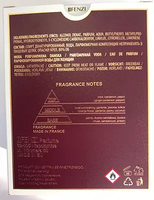 Photo de l’avis officiel: JFENZI Savoir Nuit Parfum — risque: Risque chimique