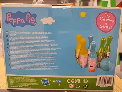 Foto do aviso oficial: Sambro Bowling set Brinquedo de plástico — risco: Cortes