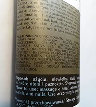 Foto dell’avviso ufficiale: INDIA hand cream with cannabis oil Crema per le mani — rischio: Rischio chimico