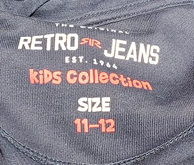 Photo de l’avis officiel: Retro Jeans PEPINO HOODIE Sweat-shirt à capuche pour enfants — risque: Blessures & Etranglement