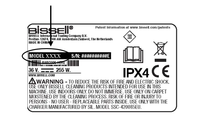 Photo de l’avis officiel: BISSELL® Aspirateur sans fil — risque: Brûlures & Incendie