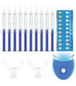 Zdjęcie z oficjalnego zgłoszenia: 44% Peroxide Dental Bleaching System Oral Gel-teeth Whitening Agent (10/6/4/3pc Set) System wybielania zębów — ryzyko: Chemiczne