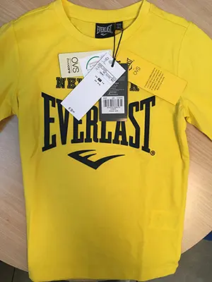 Foto aus der offiziellen Meldung: EVERLAST Maglia bambino Kinder-Pullover — Risiko: Chemikalie