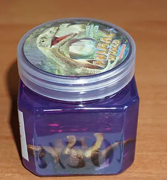 Photo de l’avis officiel: Animal world Jouet slime — risque: Risque chimique