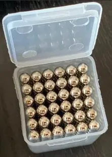 Foto do aviso oficial: Conjunto magnético do brinquedo — risco: Ferimentos (A12/00529/23)