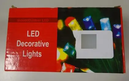 Photo de l’avis officiel: LED Decorative Lights, Indoor/Outdoor Chaîne d’éclairage — risque: Choc électrique & Incendie