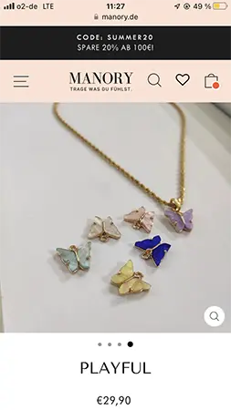 Photo de l’avis officiel: Chaîne avec pendentif — risque: Risque chimique (INFO/00026/23)