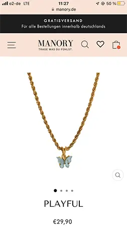 Photo de l’avis officiel: Chaîne avec pendentif — risque: Risque chimique (INFO/00026/23)