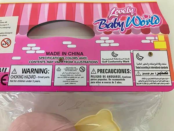Foto dell’avviso ufficiale: Babydocka 27 cm med tillbehör Bambola di plastica — rischio: Rischio chimico & Ambiente