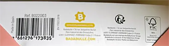 Foto aus der offiziellen Meldung: Badabulle Foldable Bath Seat Kinder-Badesitz — Risiko: Ersticken & Verletzungen