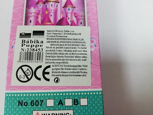 Foto dell’avviso ufficiale: Doll Puppe Pretty Girl Bambola di plastica — rischio: Rischio chimico