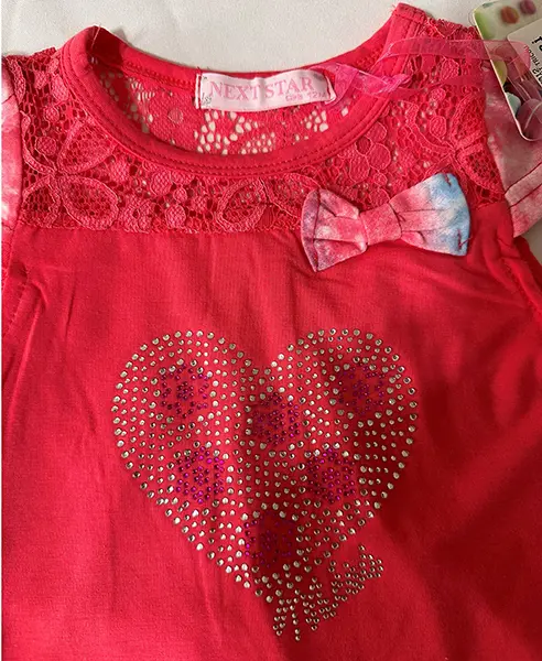 Photo from the official notice: NEXT STAR children's t-shirt — choking risk