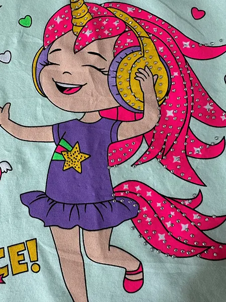 Foto do aviso oficial: Ecrin Kids Life T-shirt para crianças — risco: Engasgamento