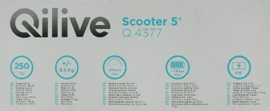 Foto do aviso oficial: Qilive Scooter 5" Scooter elétrico — risco: Queimaduras & Incêndio