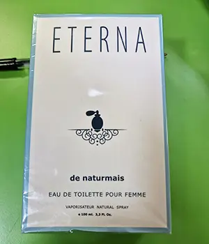Photo de l’avis officiel: Eterna Eau de toilette — risque: Risque chimique