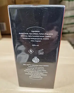 Photo de l’avis officiel: REAL TIME SUBMARINE NIGHT MISSION Eau de toilette — risque: Risque chimique