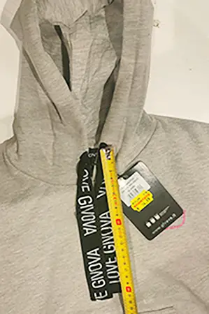 Foto do aviso oficial: Ginova Pijama com capuz — risco: Ferimentos & Estrangulamento (A12/00779/23)