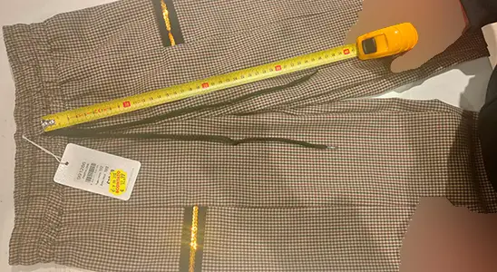 Foto dell’avviso ufficiale: Bachata Pantaloni per bambini — rischio: Lesioni (A12/00776/23)