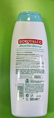 Photo de l’avis officiel: BOROTALCO Muschio bianco rinfrescante Gel douche — risque: Risque chimique