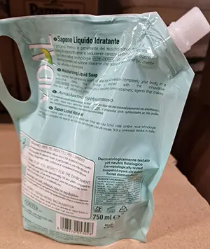 Foto dell’avviso ufficiale: Vidal Ecorefill sapone liquido idratante — rischio: Rischio chimico