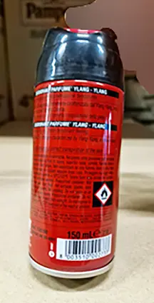 Photo de l’avis officiel: INTESA Deodorant Parfume Pulvérisation de déodorant — risque: Risque chimique