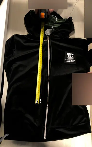Foto do aviso oficial: ROSTORY CHILD Pijama infantil — risco: Estrangulamento