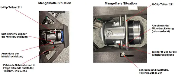 Photo from the official notice: MSA MSA M1 Pressluftatmer SCBA compressed air breather — suffocation risk
