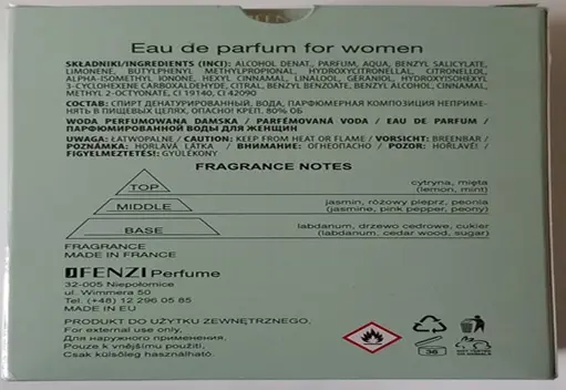 Photo de l’avis officiel: JFENZI Ardagio Aqua nea Parfum — risque: Risque chimique