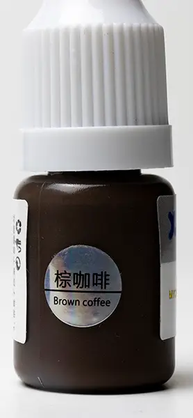 Photo de l’avis officiel: Y.X Natural Pigment Brown Coffee Encre de tatouage — risque: Risque chimique