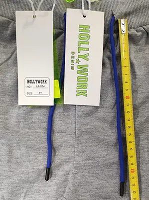 Foto uit de officiële melding: HOLLY WORK Denim Holly Work Denim Joggingbroek — risico: Verwonding