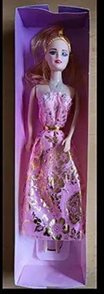 Foto do aviso oficial: LATEST FASHION Charm Girl FASHION, Girl sesies Boneca de plástico — risco: Químico