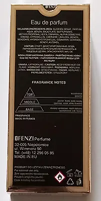 Photo de l’avis officiel: JFENZI Night Desso Parfum — risque: Risque chimique
