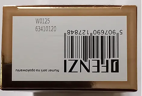 Photo de l’avis officiel: JFENZI Night Desso Parfum — risque: Risque chimique