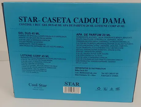 Foto dell’avviso ufficiale: Lily of The Valley / Cool Star Set di bellezza — rischio: Rischio chimico