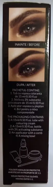 Photo from the official notice: Revers Cosmetics Pro Colors Creamy Henna for Eyebrows eyebrows dye — chemical risk