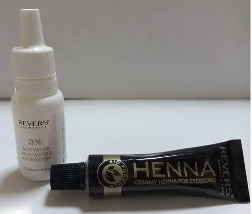 Photo from the official notice: Revers Cosmetics Pro Colors Creamy Henna for Eyebrows eyebrows dye — chemical risk