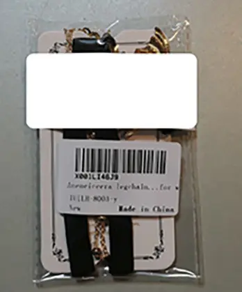 Photo de l’avis officiel: Aneneiceera Pendentif — risque: Risque chimique