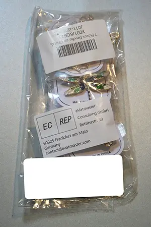 Photo de l’avis officiel: Oenothera Set de broche — risque: Risque chimique